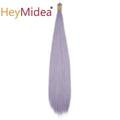 22-28Inch Straight Pony Hair Bundles Crochet Braids Hair Silky Colorful Synthetic Braiding Hair Ombre Synthetic Hair For Women