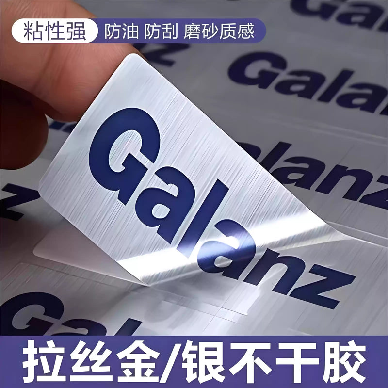 Customized logo self - adhesive, gold, silver, for wedding - View 6 | SAMAG