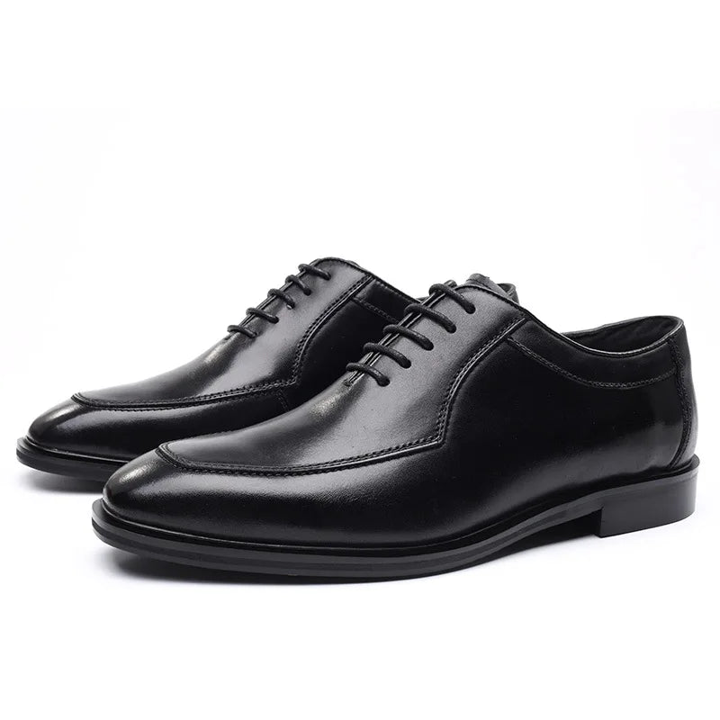 High Quality Handmade Oxford Dress Shoes Men PU Leather Suit Shoes Footwear Wedding Formal Italian Shoes Hot