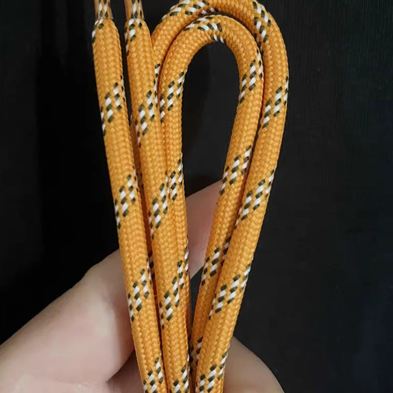 1 Pair Dot Thread Twill Round Rope Shoelaces Sneaker Sport DE Training Shoes White Leather Leisure Casual DIY Shoes Lace