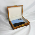 High-End Glossy Lacquered Wooden Storage Box for Belts, Premium Gift Packaging, Multifunctional Storage for Jewelry and Accessories, with Secure Locking