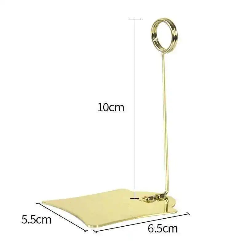 Metal Label Clip Bread Price Card Bakery Cake Shop Card Clip Display Standing | Loripos