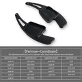 For Audi A3 A4L A5 A8 S3 S5 SQ5 Q7 R8 TT TTS Auto Steering Wheel Rear Shift Paddle Car Shift Equipment Semi Automatic Clutch Red