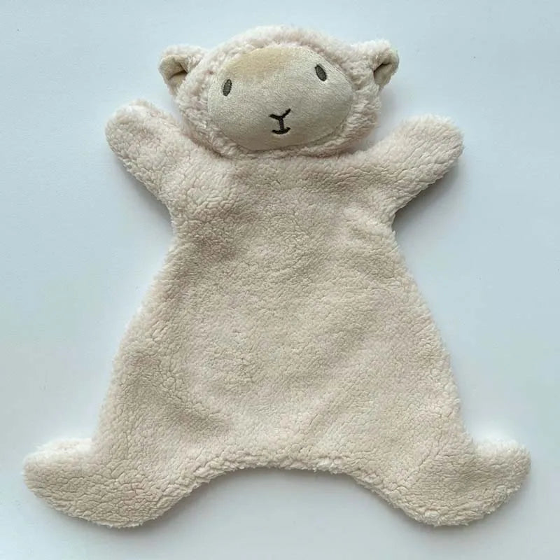 Baby Soothing Doll for Newborn Accessories Photography Props Cute Bear Lamb Baby Sleeping Doll Baby Care Soft Plush Dolls