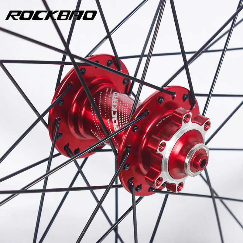 ROCKBAO Mountain Bike Wheelset 24/26/27.5/29inches Disc Brake 4Bearings 7-12speed Quick Release 29er MTB Bicycle Wheel