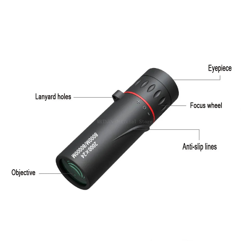 2000x24 Monocular Telescope Mini Portable Binocular - View 4 | SAMAG