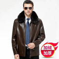 Faux Leather Men Jackets Coats Stand Collar Zipper Coat Solid Casual Regular Splice Simple Jacket Outerwear Autumn Winter