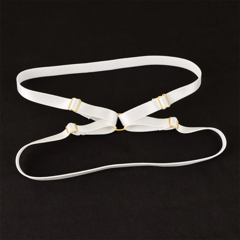 2 PCS Women's Sexy Lingerie With Elastic Garter Straps Lingerie Accessories Role-playing Sexy Leg Rings White garter  Strap
