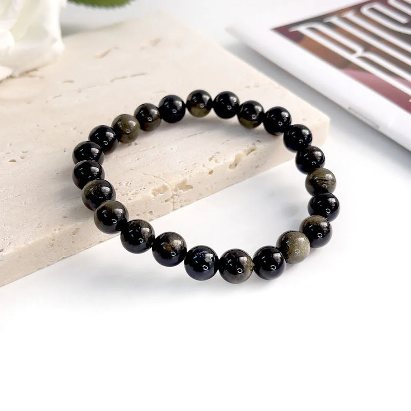Natural Stone Beads Bracelet For Women Men Agate Crystal Quartzs Aquamarines Jades Jewelry Agates Elastic Bangle Bracelets 6 8mm