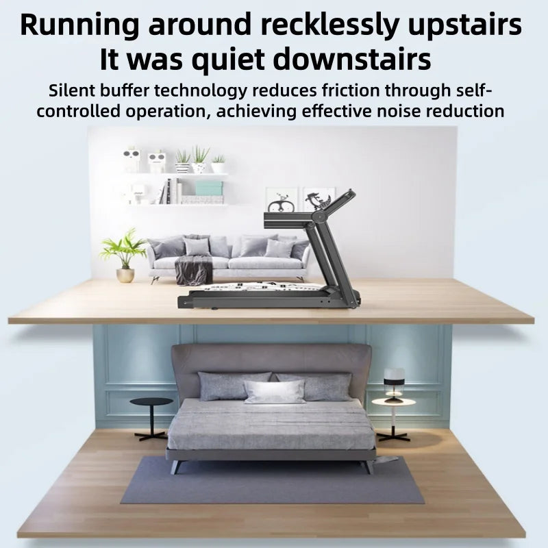 Adjustable Speed Silent Walking Running Machine | SAMAG