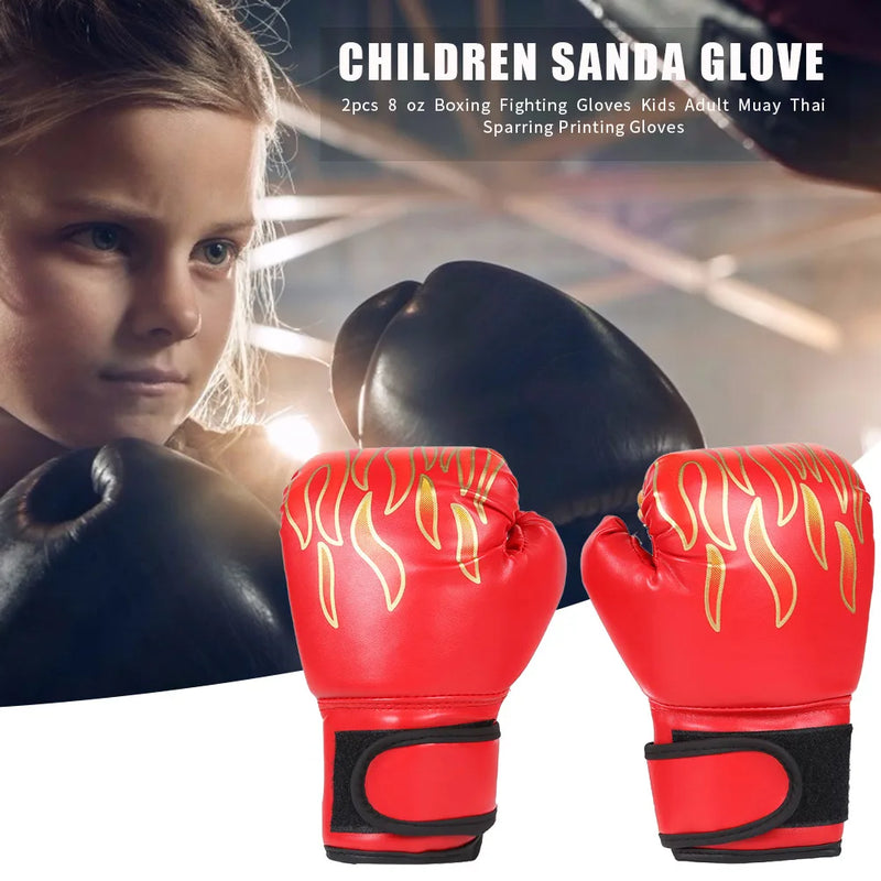 Boxing Training Fighting Gloves Flame Breathable Sparring | SAMAG