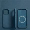 Magnetic Original Liquid Silicone Shockproof Case For iPhone 16 15 14 13 12 11 Pro Max 16 Plus For Magsafe Wireless Charge Cover