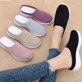 Women's Summer Shoes Plus Size Casual Single Ladies Shoes Soft Sole Cover Half Slippers Sale Shoes with Free Shipping