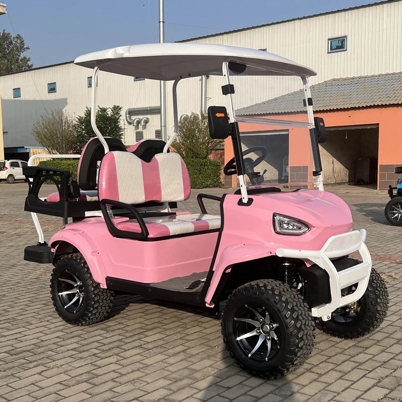 4WD Customized Color Street Legal 2 4 6 8 Passenger 48/60/72V 4000/5000/7000W CE Electric UTV Golf Cart For Sale