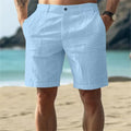 Men's Cotton Linen shorts Pants Male Summer Breathable | SAMAG