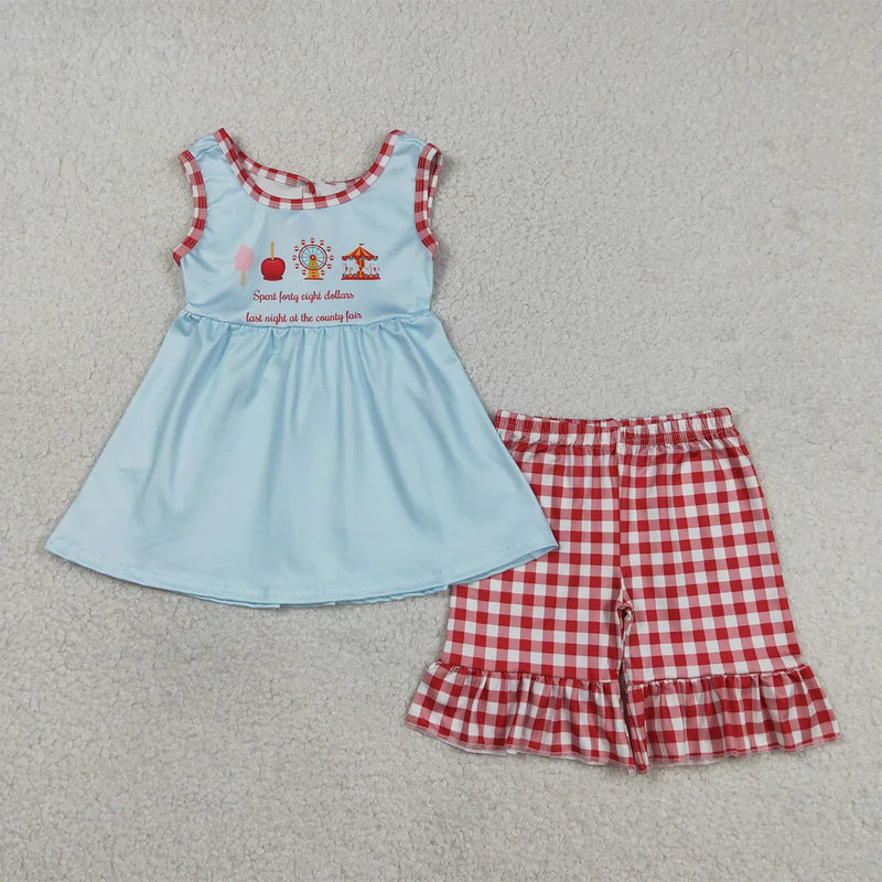 Summer Sibling Baby Boys Girls Park Ruffles Shirts - View 6 | SAMAG