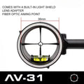Single Pin Compound Bow Sight, Aluminum Alloy Long | SAMAG