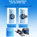 Coooler Fan Magnetic Wireless Charger Phone Back Clip Radiator RGB Light For Magsafe iPhone 16 15 14 13 12 Pro Max Fast Charging
