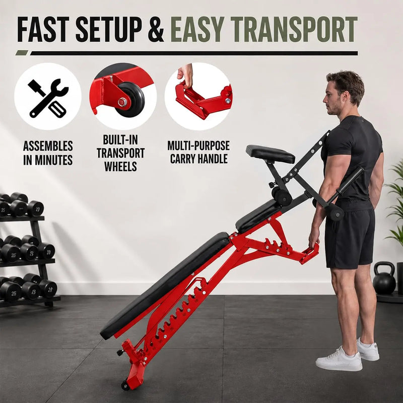 Multi-Functional Adjustable Weight Bench 3-in-1 workout | SAMAG