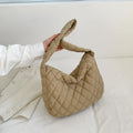 Women's Vintage Nylon Shoulder Underarm Bag Female Casual Waterproof Crossbody Hobo Bags For Lady Quilted Large Capacity Handbag