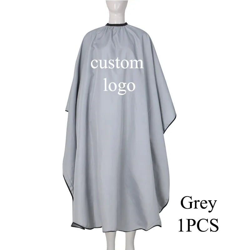 Waterproof Hair Cutting Gown Cape Apron Logo Customize Hairdressing Cape Haircut Cape Barber Styling Tools Mantella Parrucchiere