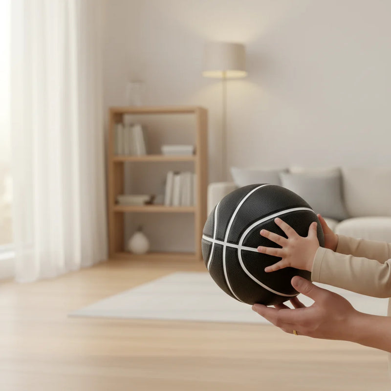 Silent Basketball New Black Size 7 Ball No Noise Indoor | SAMAG