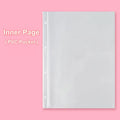 Portfolio Binder Folder A3 A4 A5 Document Organizer Art Drawing Paper Folder 4-Ring Binder PVC Pocket File Folder For Documents