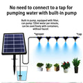 Solar Misting System Plants Watering Irrigation Kit 10/15pcs Brass Nozzle for Garden Supported Automatic Watering Device