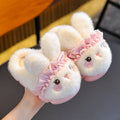 Women's Cotton Slippers Winter Indoor Home Warm and Velvet Household Parent-Child Wool Cotton Shoes Women Wear Outside Winter