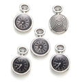 10 pcs Enamel charms antique bronze metal watch pendants fit diy necklace bracelet charms for Jewelry making W80