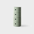 Round bedside table nordic plastic Bedside cabinet for bedroom small side end table nightstand Storage locker
