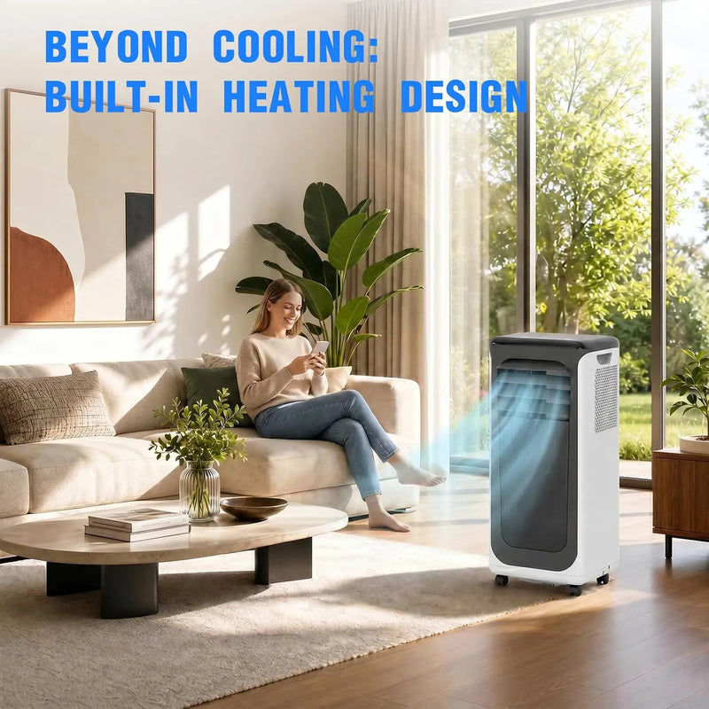 16000 BTU Portable Air Conditioner, 3-in-1 AC Unit with Cool/Dehumidify/Fan, Quiet Bedroom AC with Remote & WiFi, Customized