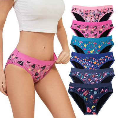 Teens Period Panties Printed Floral Fabric Girls Cotton | SAMAG