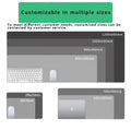 XXL Desk Mat Black And White Strata Liquid Mousepad Large Abstract Mouse Pad Gaming Deskmat With Lockedge Office Non-slip Carpet