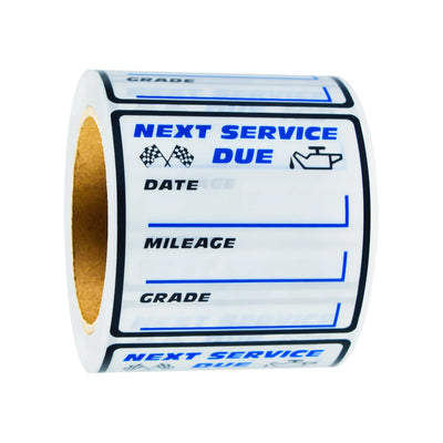Blue Oil Change Car Maintenance Service Expires Reminder | SAMAG