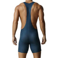 New Men's Seamless Bodysuit Sexy One-Piece Gym Vest Rompers Comfortable Home Jumpsuit