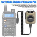 ABBREE AR-158 Walkie Talkie Microphone Speaker Adjustable Volume Handheld Rechargeable For Baofeng UV 5R MINI UV32 DM32 AR-152