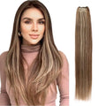 Real Beauty Platinum Blond Brazilian Straight Hair Weave Bundles 14"-28" Hight Ratio Remy Hair Extensions Brown #4 Blond P6/613#