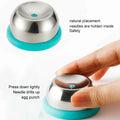 Stainless Steel Egg Piercer with Sturdy Base, Heavy Duty Tool for Hard Boiled Eggs, Non-Magnetic for All Kinds of Eggs