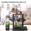 Creality Filament Dryer Upgrade Fan Filament Dry Box 1KG PLA PETG ABS TPU Filaments Dehydrator Storage Box Filament Spool Holder