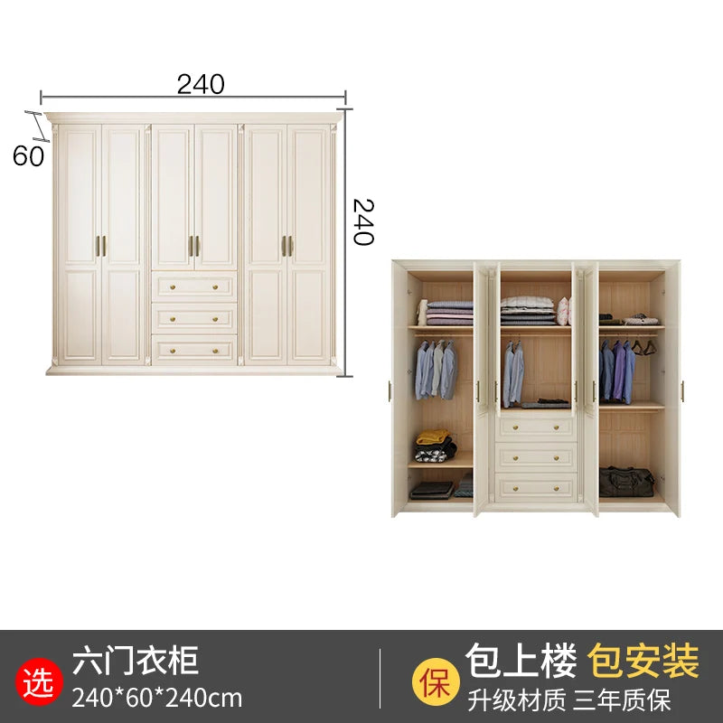Modern Waterproof Wardrobe Drawers European Women Shelf Wardrobe Living Room Perfume Storage Roupeiro De Quarto Home Furniture