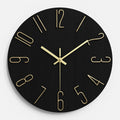 〔White〕 Living Room Wall Clock Simple Wall Mounted Household Stylish Decorative Clock 12 Inches 30cm