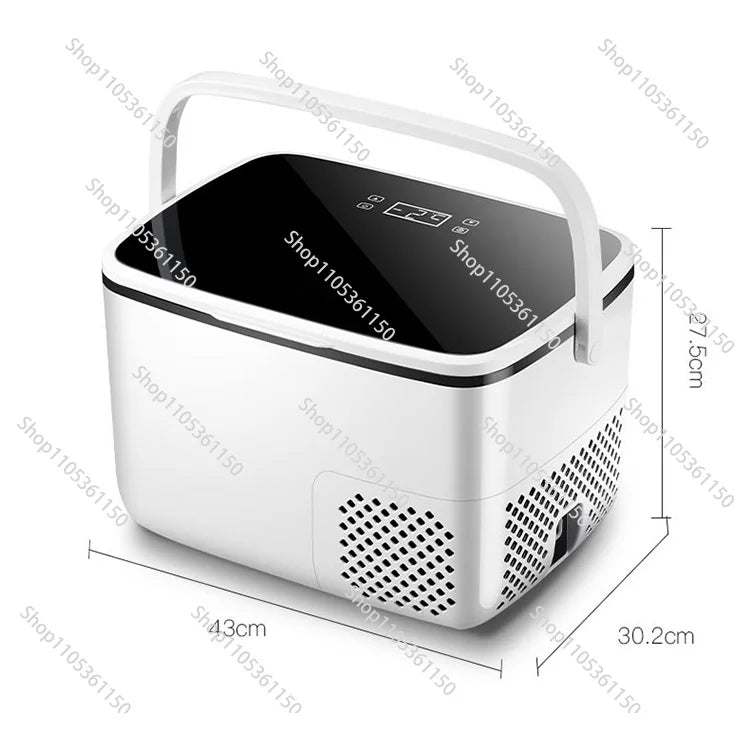 12v-24v/220v Fresh and Frozen Zoning Camping Refrigerator Freezer Car Refrigerator 18liters Mini Juice Refrigerator