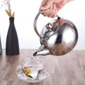 Stainless Steel Water Kettles Teapot With Infuser Filter Coffee Kettle Green Tea Jug Home Office Tea Coffee Tools Cookware