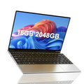 LENO 14.1"Laptop 16GB RAM 2TB SSD Windows 11 Intel N3700 Ultra Slim Notebook Gamer 1920*1080  Display Office Study Computer PC