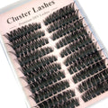 3 Styles Individual Lashes 15rows 390PCS Bottom Lashes Extension Lower Eyelash Clusters  DIY Wispy Natural Look Clear Band