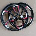 24/26 Inch Aluminum Magnesium Alloy Solid Tire Wheel Hub Bicycle Integrated Wheel Hub Front Wheel Hub Bicycle Accessories