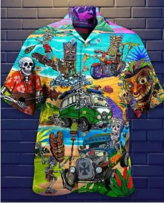 Summer Loose Breathable 3d Print Trendy Cool Fashion | SAMAG