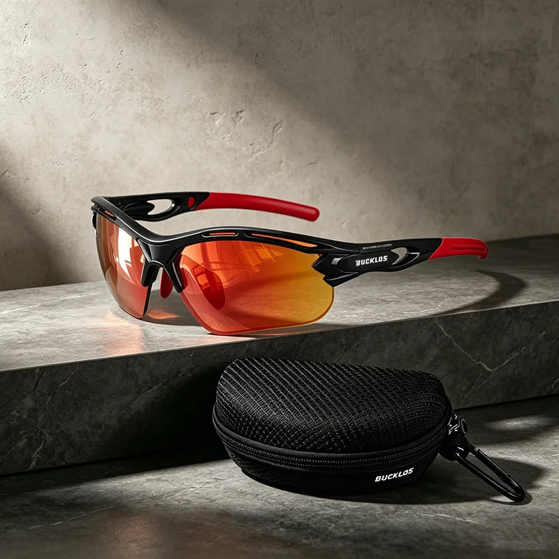 BUCKLOS Bike Polarized Sunglasses HD UV400 Protection - View 14 | SAMAG