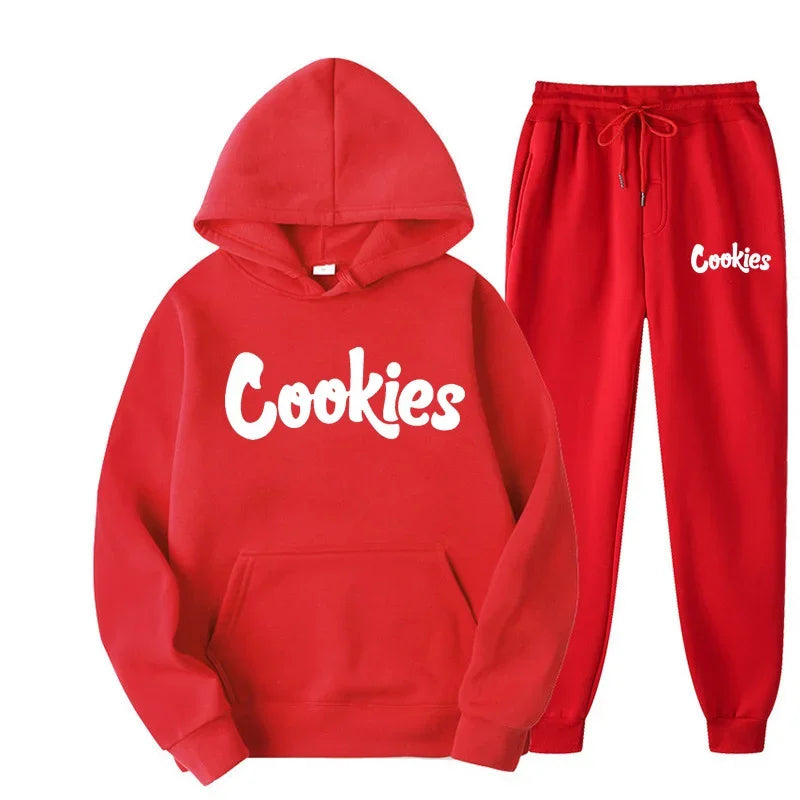 Men and women of the same fashion trend hoodie casual two - piece suit jacket pants brand printing logo size - View 9 | SAMAG